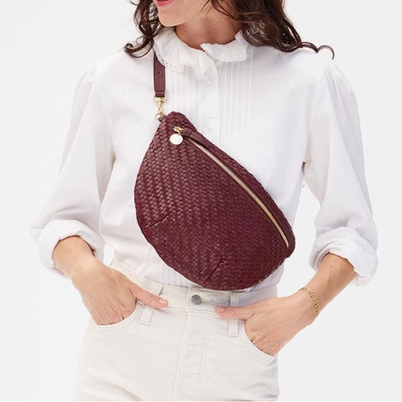 Clare V Grande Fanny Cassis NWT - Picture 6 of 10